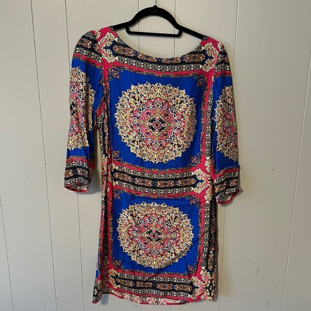 Laundry Printer Dress Size 8